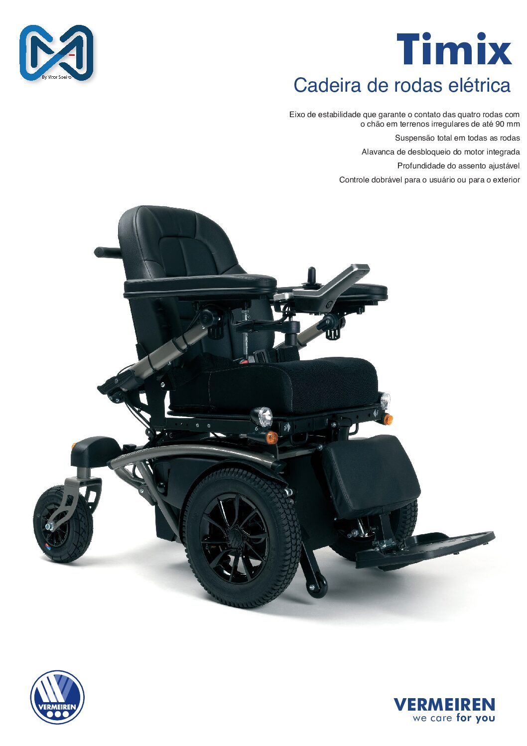 Cadeira de rodas elétrica Exterior – Interior