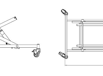Elevador Elétrico por Coluna Tesoura 40a80cm